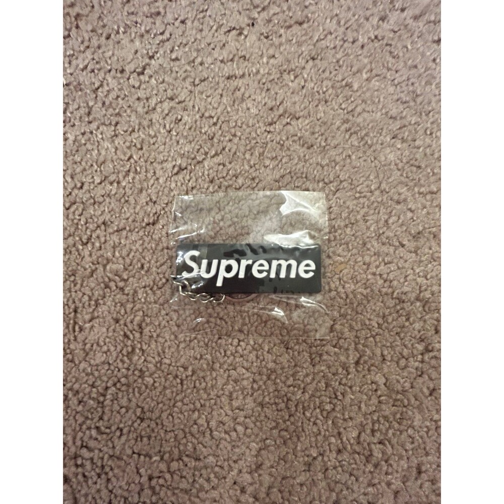 Supreme keychain black brick